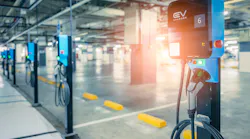 Electric car charging station for charging EV battery