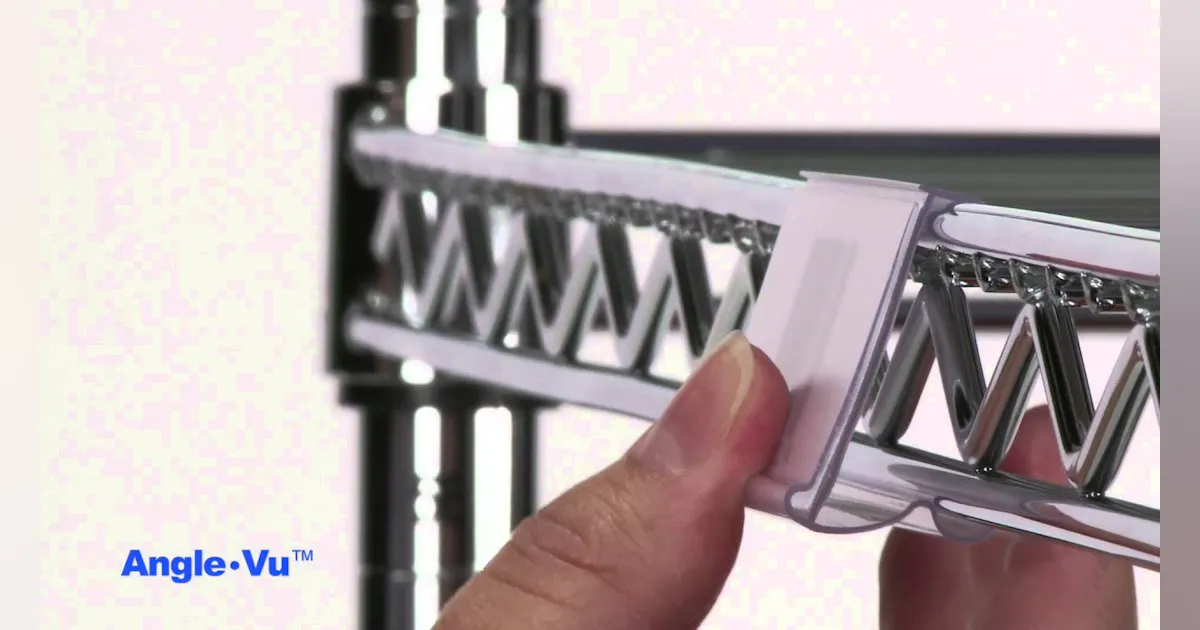 Wire Rac Aigner Label Wire Rac Label Holder | New Equipment Digest