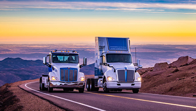 Kenworth and Peterbilt Zero Emissions Trucks