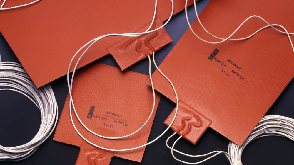 Silicone rubber heaters