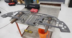 Final result of scanned plane part Final result of scanned plane part