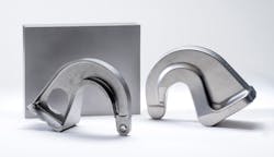 Unit price can decrease significantly over a hog-out part due to using less input material, with the help of a 3,000-ton press like that from Ajax-CECO-Erie Press. Unit price can decrease significantly over a hog-out part due to using less input material, with the help of a 3,000-ton press like that from Ajax-CECO-Erie Press.