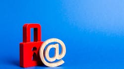 Padlock With @ Symbol Padlock With @ Symbol