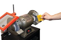 Grinder safety gauges are used during the installation, maintenance, and inspection of bench/pedestal grinders. Grinder safety gauges are used during the installation, maintenance, and inspection of bench/pedestal grinders.