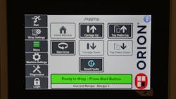 Orion HMI screen Orion HMI screen