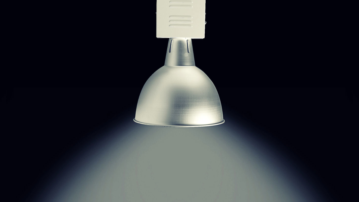 Light shining on dark