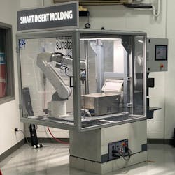 TMR510 robot on the Supata System in an enclosure TMR510 robot on the Supata System in an enclosure