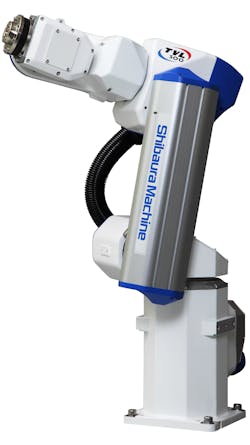 TM Robotics' six-axis TMR510 robot. TM Robotics' six-axis TMR510 robot.