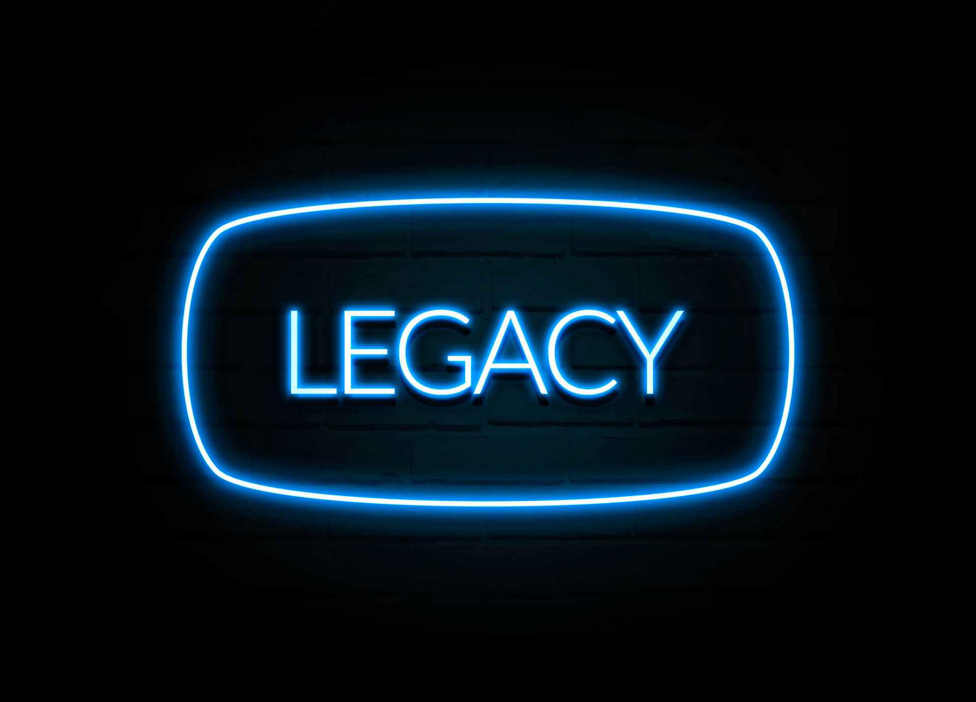 Neon Legacy Sign