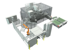 Roesler Wire mesh belt blast machine Roesler Wire mesh belt blast machine