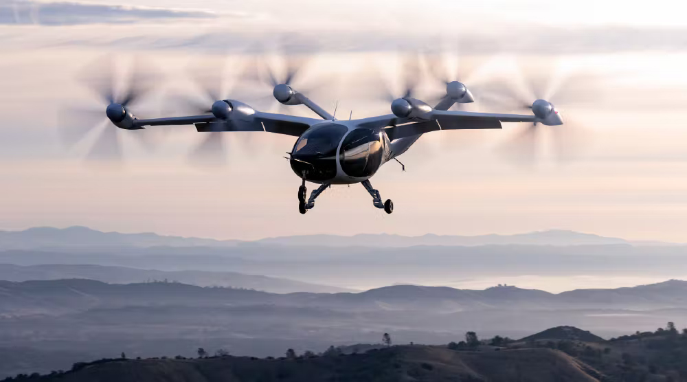 Joby Aviation is developing an all-electric vertical takeoff and landing (eVTOL) passenger aircraft and accompanying aerial ridesharing service.