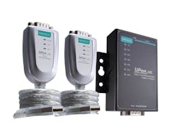 Moxa UPort 1100 Series USB-to-serial converters are designed for laptop or workstation computers that do not have a serial port. They are essential for engineers who need to connect different serial devices in the field or separate interface converters for devices without a standard COM port or DB9 connector. Moxa UPort 1100 Series USB-to-serial converters are designed for laptop or workstation computers that do not have a serial port. They are essential for engineers who need to connect different serial devices in the field or separate interface converters for devices without a standard COM port or DB9 connector.