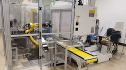 Cell setup at Ultradent. Cell setup at Ultradent.