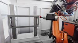 Figure 4: Robot Testing Workpieces