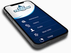 TechTool app home screen TechTool app home screen