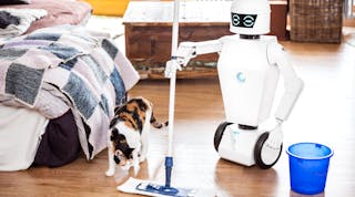 Mobile Robot Mopping Floor
