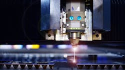 Laser Welding Close-Up Laser Welding Close-Up