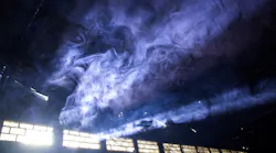 smoke cloud in facility