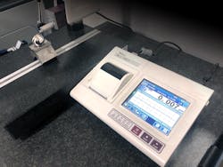 Figure 2: Surface finish measurement of the finished ball is Figure 2: Surface finish measurement of the finished ball is