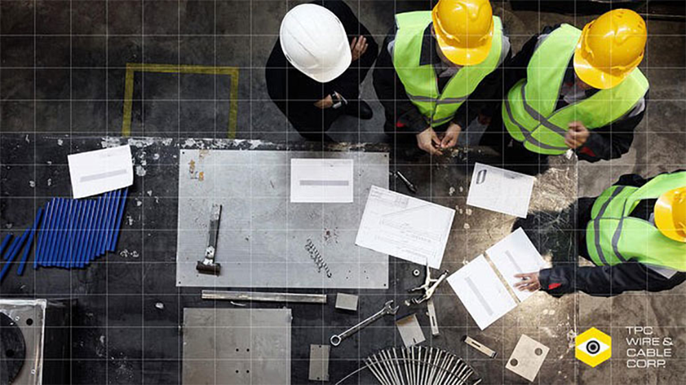 Plant Workers Huddling