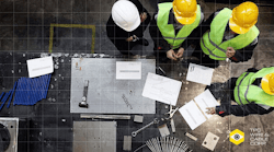 Plant Workers Huddling Plant Workers Huddling