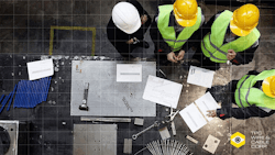 Plant Workers Huddling Plant Workers Huddling