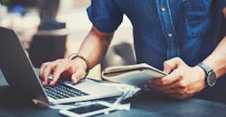 Man Working on Laptop Man Working on Laptop