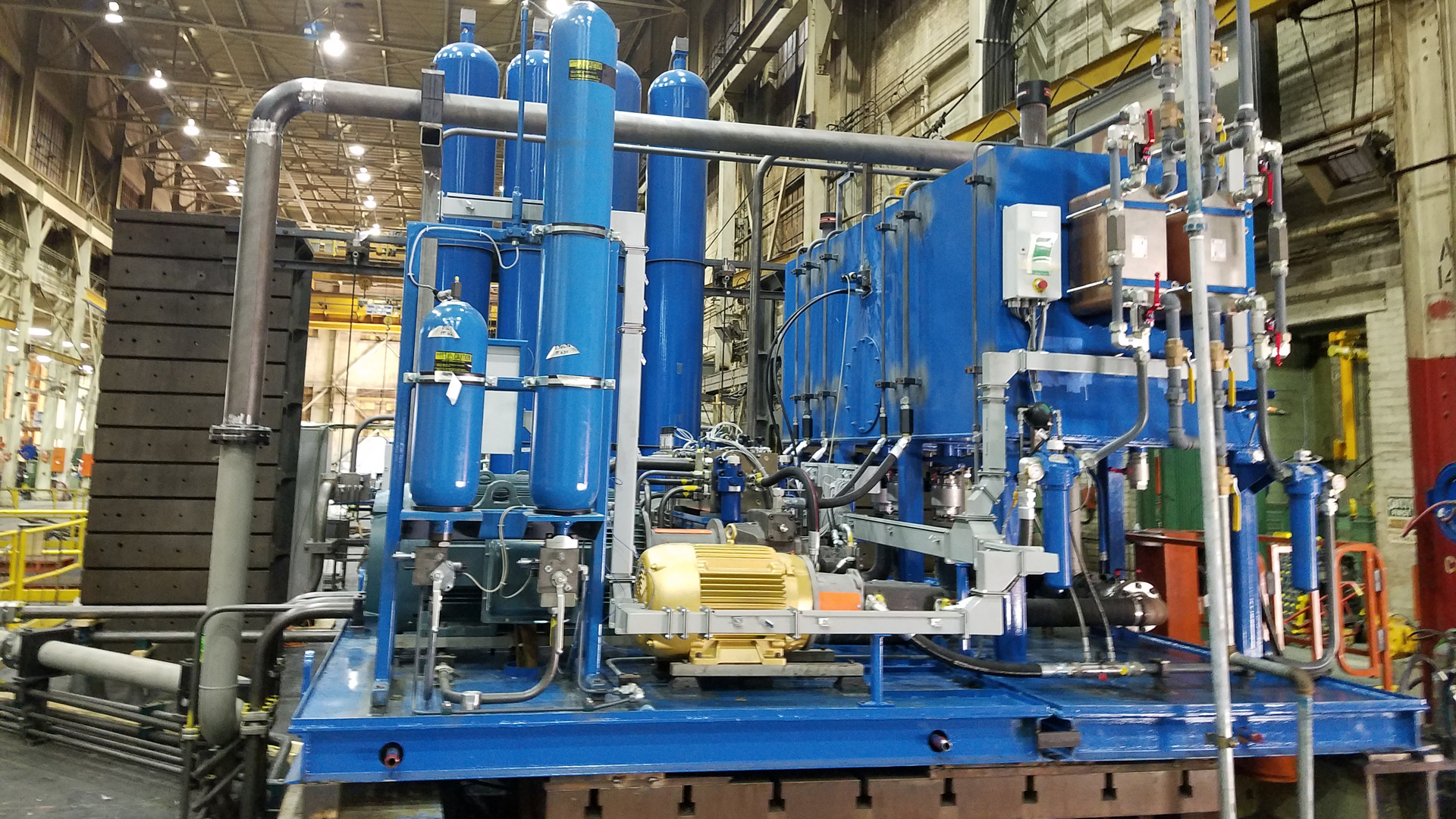 ACE 3000 Ton High-Speed Forging Press Hydraulic Power Unit.