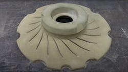 A sand-printed mold manufactured by D. W. Clark. A sand-printed mold manufactured by D. W. Clark.