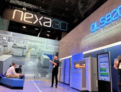 Nexa3D demonstrates the newly launched QLS 820 laser sintering 3D platform. Nexa3D demonstrates the newly launched QLS 820 laser sintering 3D platform.