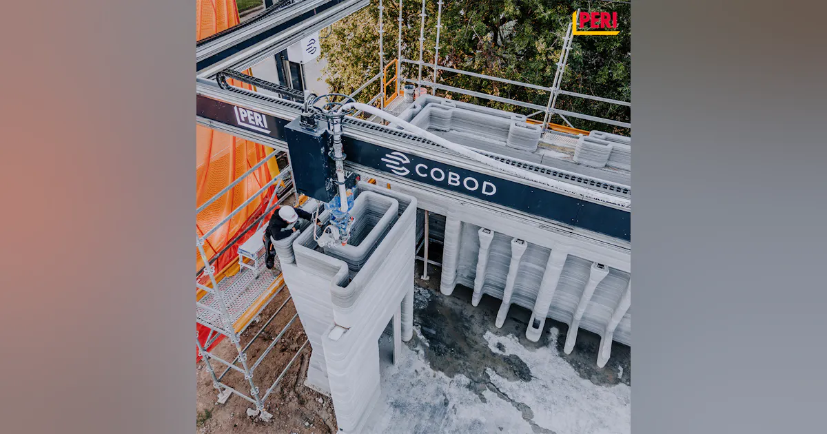 3d Construction Machine Now the U.S. is Underway on its First, Largest 3D-Printed Building With ...