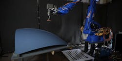 SwRI ROS robot doing surface prep SwRI ROS robot doing surface prep