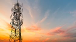 Cell Tower in the Sunset