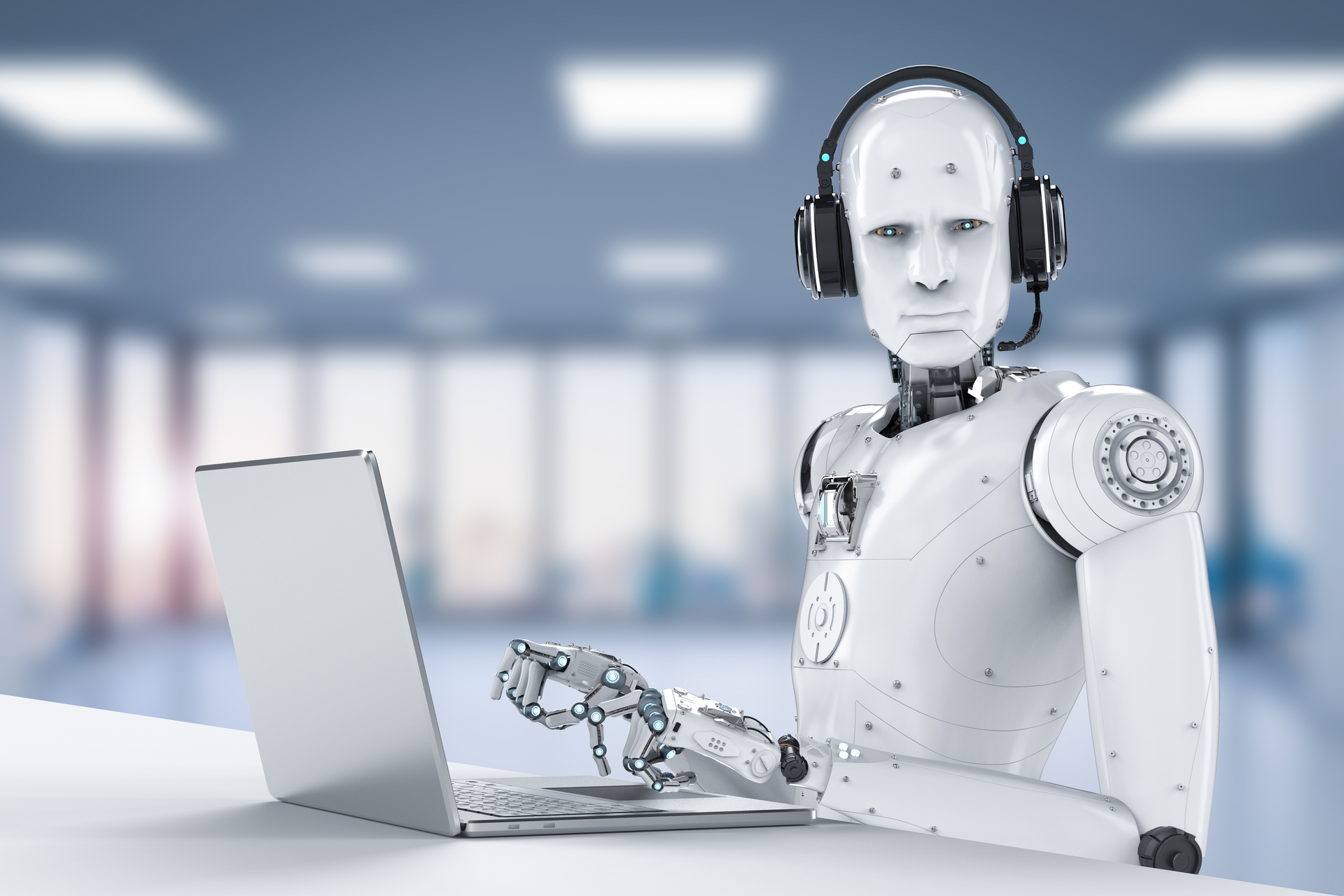 Robot in call center