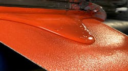 Silicone-coated fabric process at Mid-Mountain Materials, Inc. Silicone-coated fabric process at Mid-Mountain Materials, Inc.