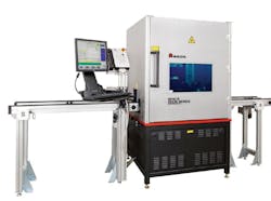 Conveyor laser processing center can be customized for inline laser cleaning operations. Conveyor laser processing center can be customized for inline laser cleaning operations.