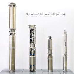submersible borehole pumps