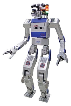 DRC-Hubo won the 2015 DARPA Robotics Challenge by performing complex tasks, such as driving a car and opening doors. DRC-Hubo won the 2015 DARPA Robotics Challenge by performing complex tasks, such as driving a car and opening doors.