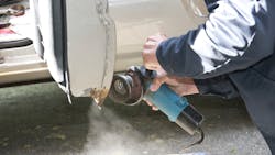 Removing rust off car Removing rust off car