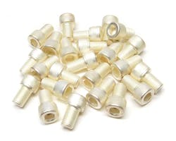 Silver-plated fasteners can be impractical to obtain overseas when the volumes are low or the cost is too high, and are best sourced from domestic distributors. Silver-plated fasteners can be impractical to obtain overseas when the volumes are low or the cost is too high, and are best sourced from domestic distributors.