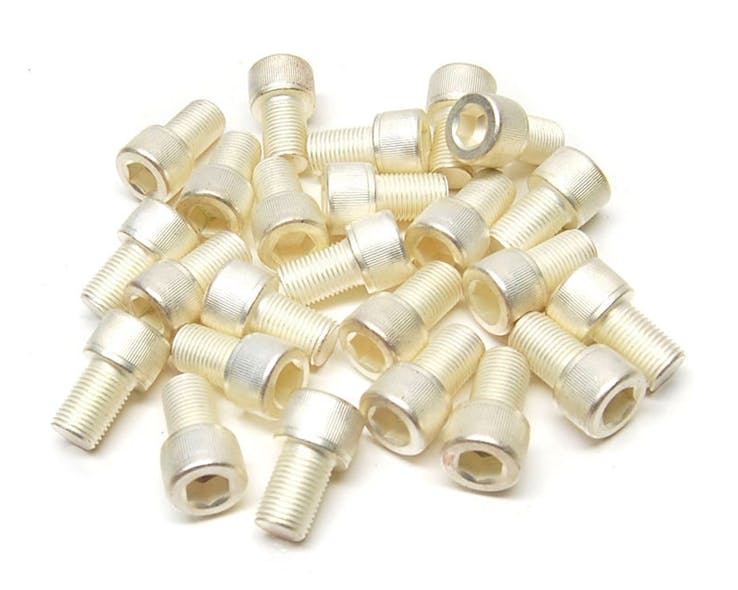 Silver-plated fasteners can be impractical to obtain overseas when the volumes are low or the cost is too high, and are best sourced from domestic distributors.