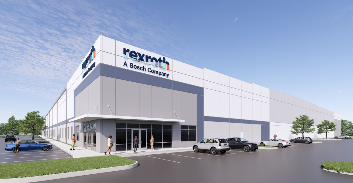 Bosch 3D rendering of new NC facility