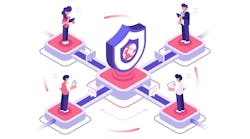 Network security illustration Network security illustration