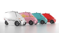 Faction is developing right sized delivery vehicles of various sizes and shapes to solve the challenge of urban delivery and personal transportation. Faction is developing right sized delivery vehicles of various sizes and shapes to solve the challenge of urban delivery and personal transportation.