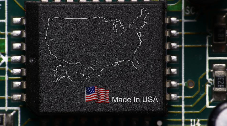 Made in USA Semiconductor Computer Chip