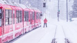 Train in winter Train in winter