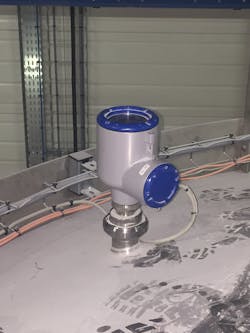 Optiwave installed on tank Optiwave installed on tank