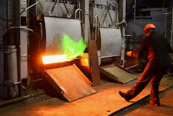 Quenching steel in furnace
