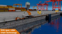 igus iMSPO shore power chain igus iMSPO shore power chain