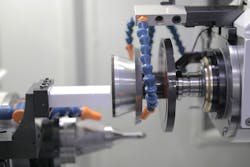 The AutoStick is the automatic wheel-conditioning system for ANCA's tool grinders. Automatic wheel conditioning improves the life and grinding performance of resin bond grinding wheels. When continually grinding, wheels become glazed or loaded. The sticking process exposes the wheel grit and removes chips (swarf) embedded in the wheel so the wheel cuts better. The AutoStick is the automatic wheel-conditioning system for ANCA's tool grinders. Automatic wheel conditioning improves the life and grinding performance of resin bond grinding wheels. When continually grinding, wheels become glazed or loaded. The sticking process exposes the wheel grit and removes chips (swarf) embedded in the wheel so the wheel cuts better.